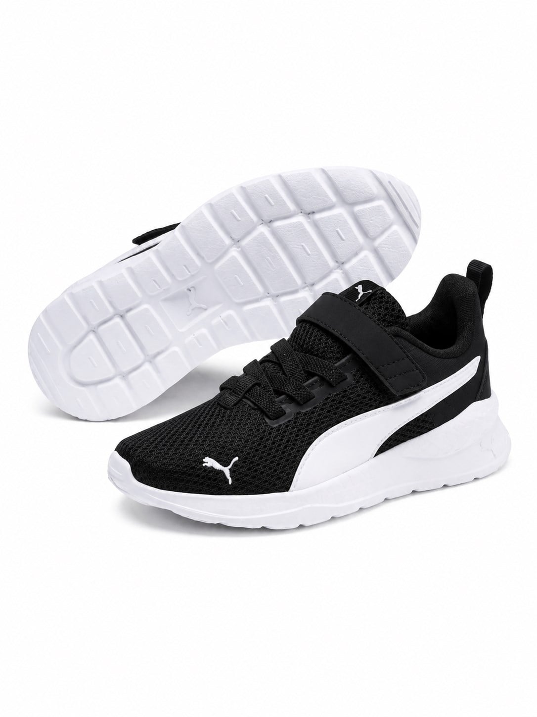 Puma Anzarun Lite AC PS Unisex Çocuk Spor Ayakkabı SİYAH - BEYAZ