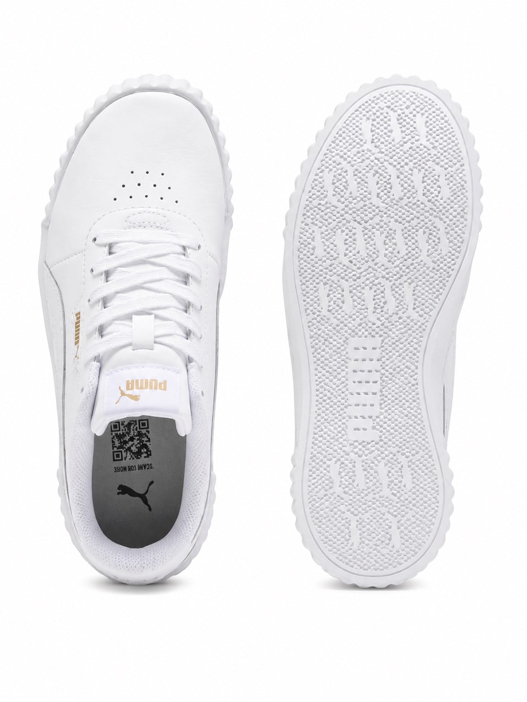 Puma Carina Street Platform Taban Kız Çocuk Ayakkabı BEYAZ