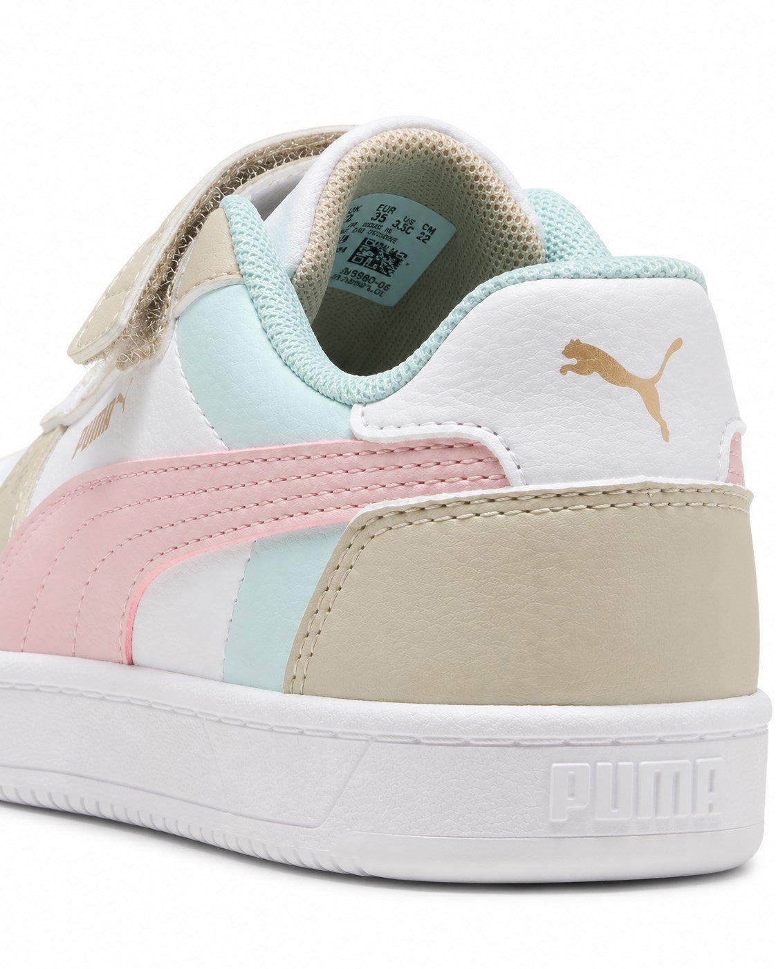 Puma Caven 2.0 Block AC+ PS Kız Çocuk Spor Ayakkabı Sneaker BEYAZ