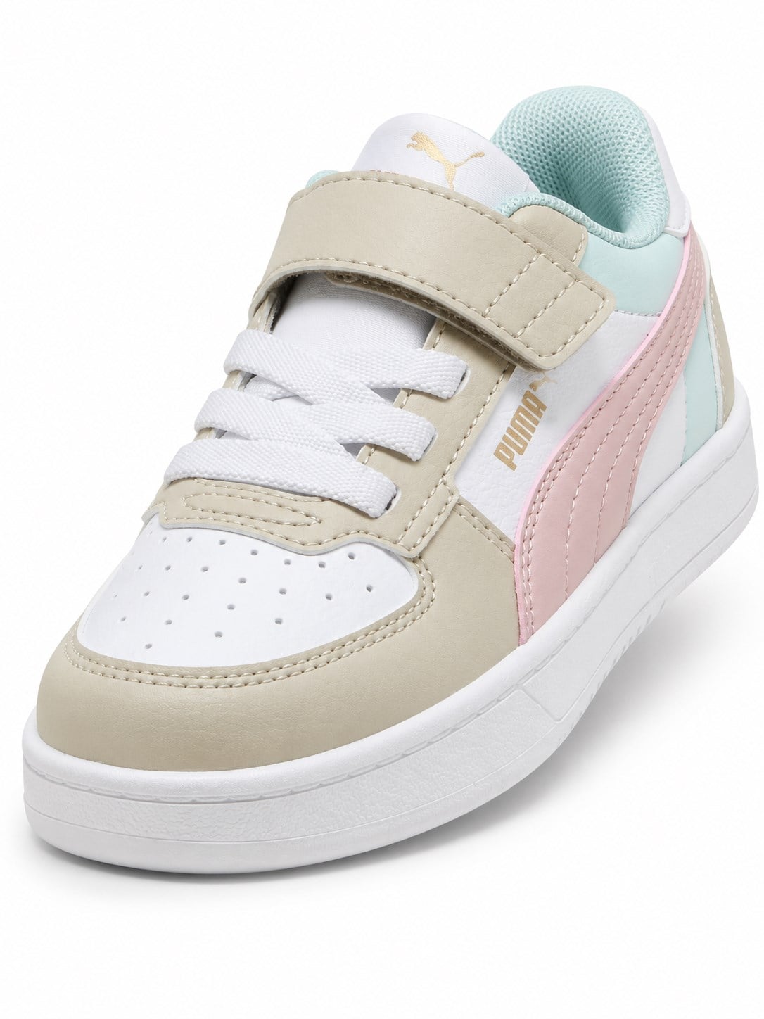 Puma Caven 2.0 Block AC+ PS Kız Çocuk Spor Ayakkabı Sneaker BEYAZ