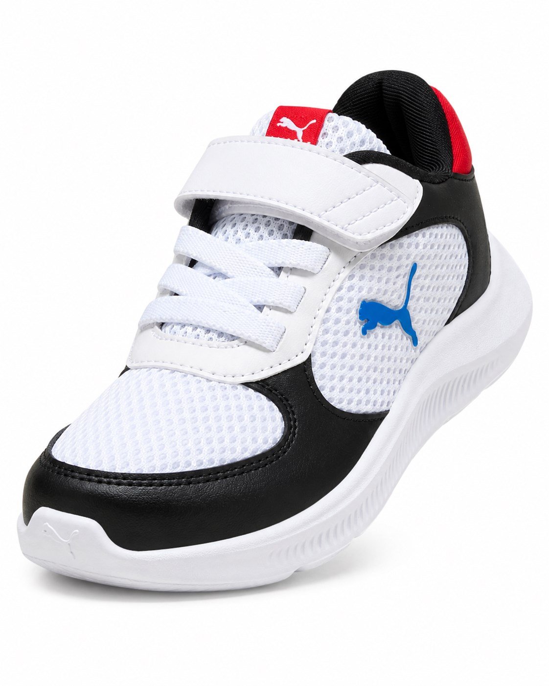 Puma Çocuk Ayakkabısı Fun Racer 2 AC+ Hafif Cırt Cırtlı Sneaker SİYAH - BEYAZ