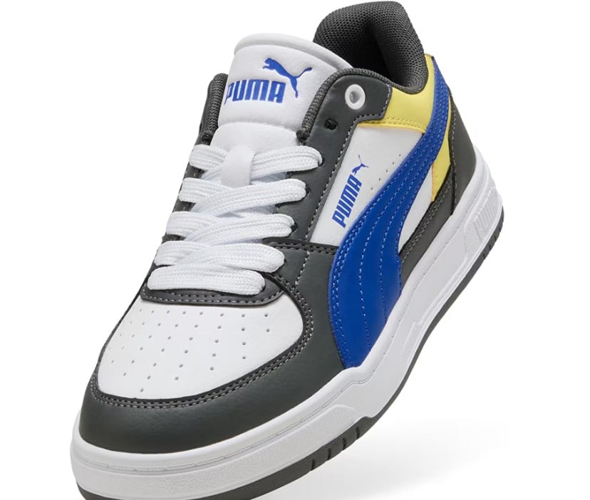 Puma Erkek Çocuk  Caven III Block Jr Sneaker Spor Ayakkabı 35-39 BEYAZ - LACİVERT
