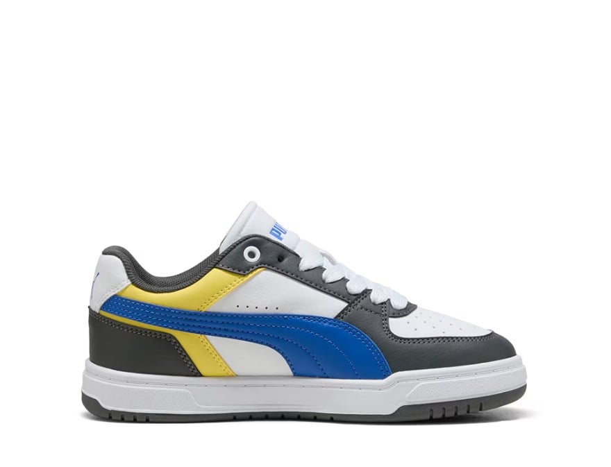 Puma Erkek Çocuk  Caven III Block Jr Sneaker Spor Ayakkabı 35-39 BEYAZ - LACİVERT
