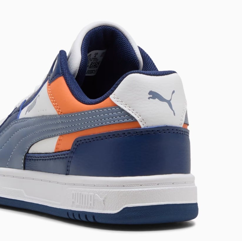 Puma Erkek Çocuk  Caven III Block Jr Sneaker Spor Ayakkabı 35-39 BEYAZ - GRİ