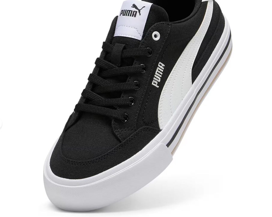 Puma Erkek Çocuk  Court Classic Vulc FS Günlük Spor Ayakkabı 40-45 SİYAH