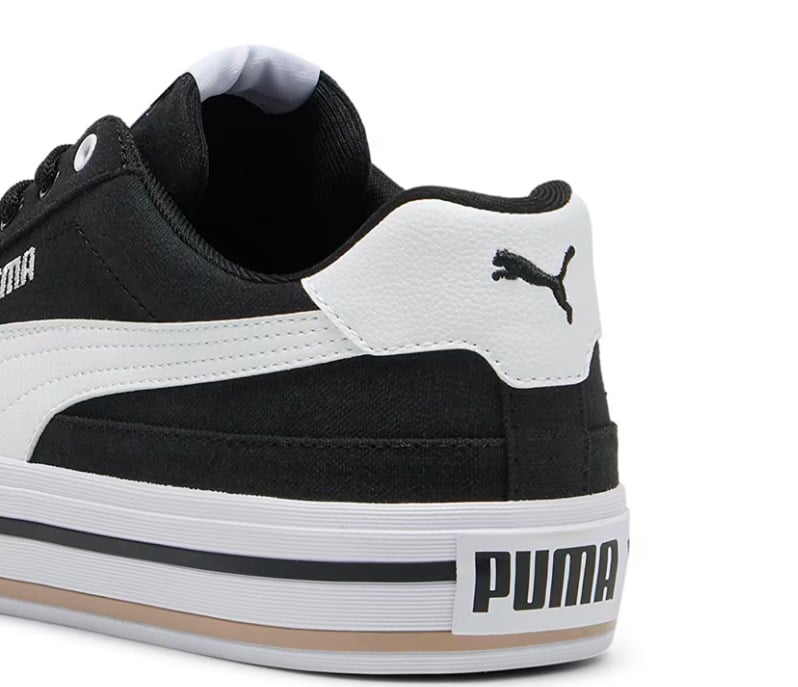 Puma Erkek Çocuk  Court Classic Vulc FS Günlük Spor Ayakkabı 40-45 SİYAH