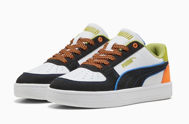 Puma Erkek Çocuk Klasik Bağacıklı Spor Ayakkabı 35-38 BEYAZ