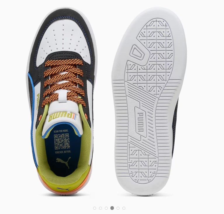 Puma Erkek Çocuk Klasik Bağacıklı Spor Ayakkabı 35-38 BEYAZ