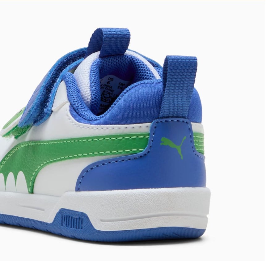Puma Erkek Çocuk Multiflex 2 Dino V Spor Ayakkabı 22-27 BEYAZ - MAVİ