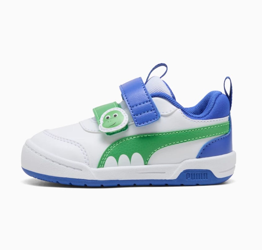 Puma Erkek Çocuk Multiflex 2 Dino V Spor Ayakkabı 22-27 BEYAZ - MAVİ