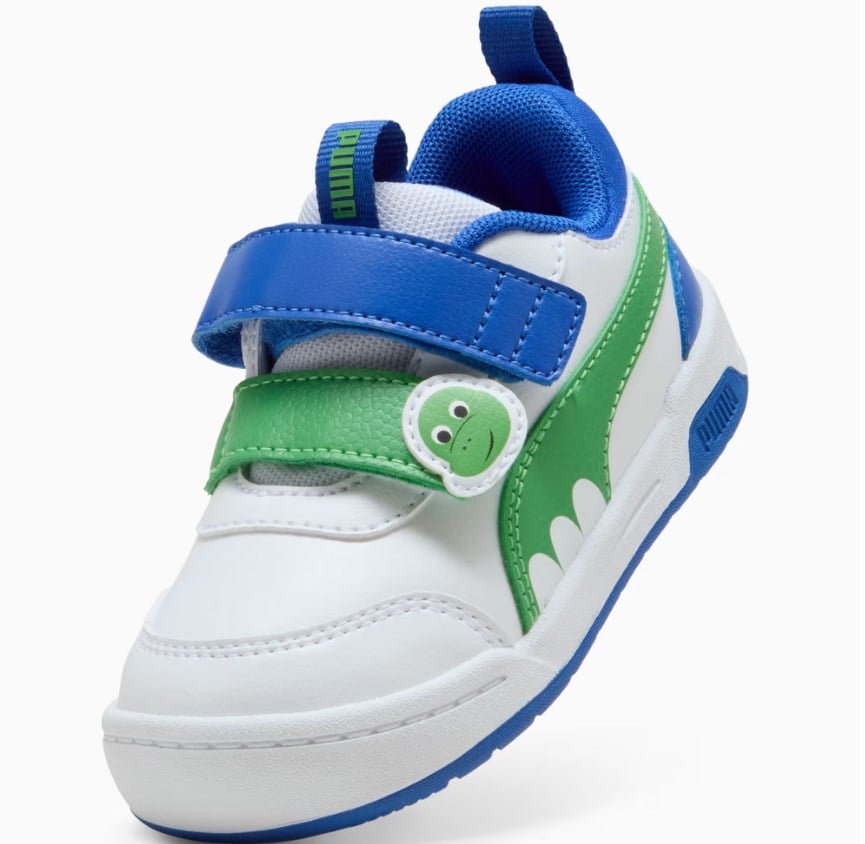 Puma Erkek Çocuk Multiflex 2 Dino V Spor Ayakkabı 22-27 BEYAZ - MAVİ
