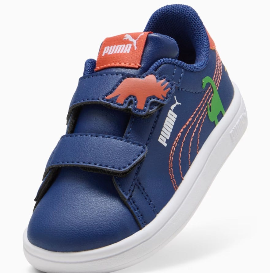 Puma Erkek Çocuk  Smash 3.0 Dino V Çocuk Spor Ayakkabı 22-27 LACİVERT