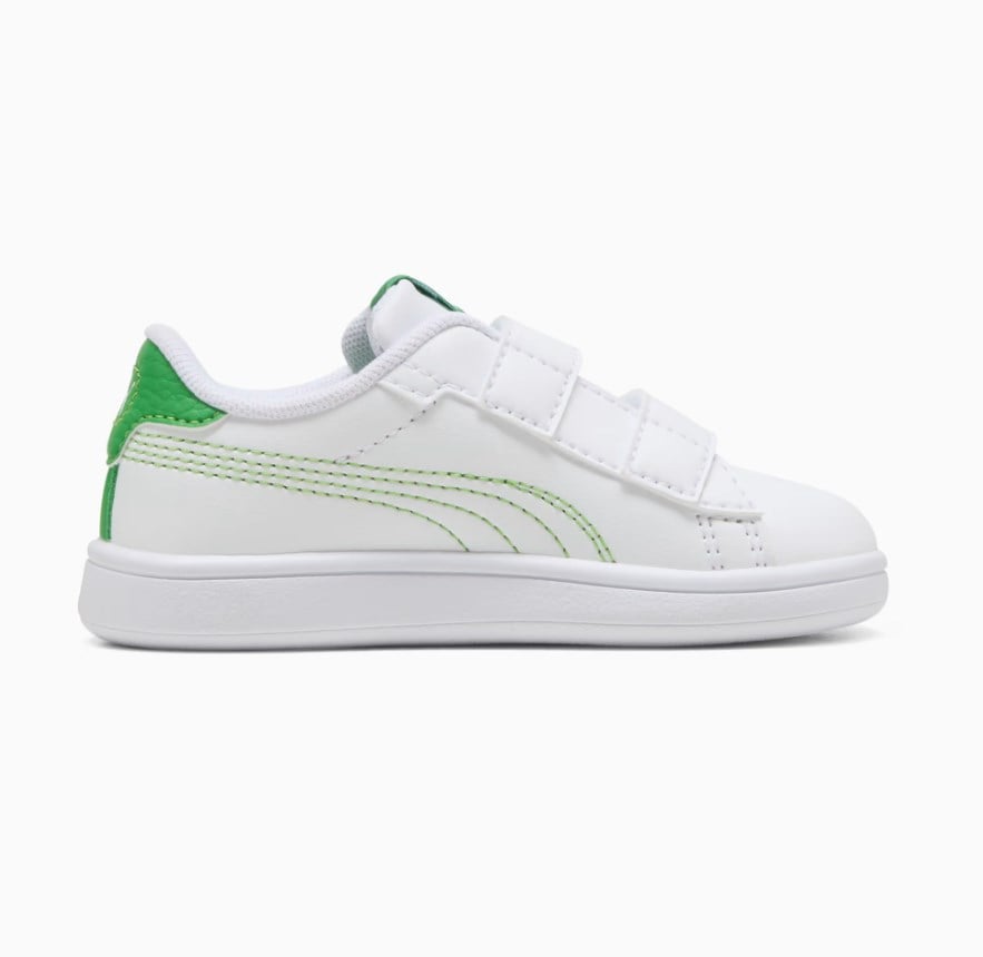 Puma Erkek Çocuk  Smash 3.0 Dino V  Spor Ayakkabı 22-27 BEYAZ