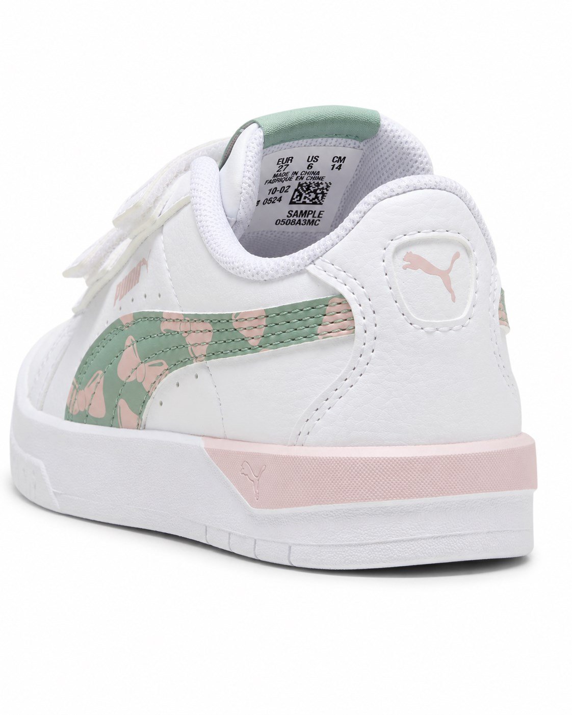 Puma Jada Classic Girly V PS Kız Çocuk Spor Ayakkabı BEYAZ - YOSUN - LAVANTA