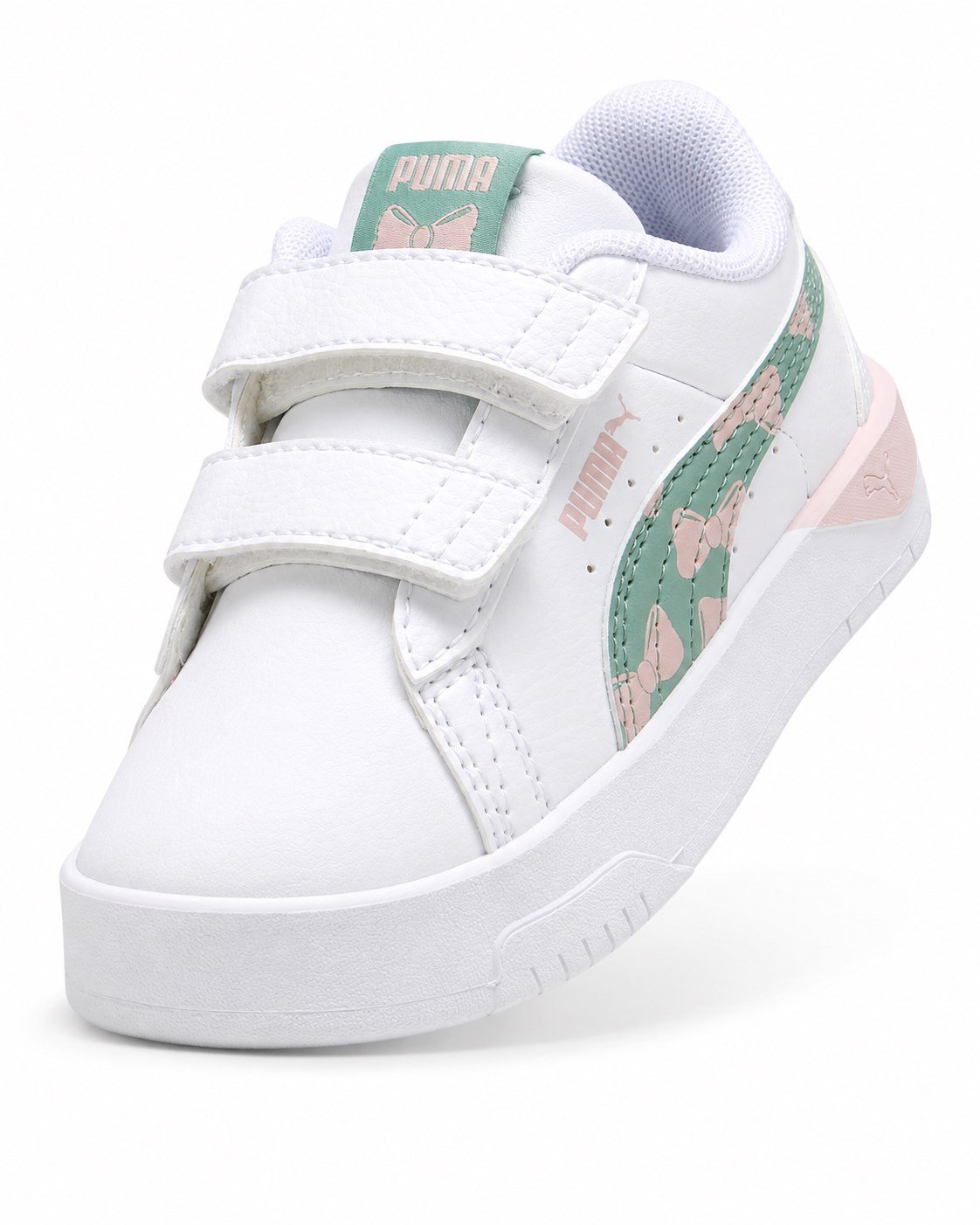 Puma Jada Classic Girly V PS Kız Çocuk Spor Ayakkabı BEYAZ - YOSUN - LAVANTA