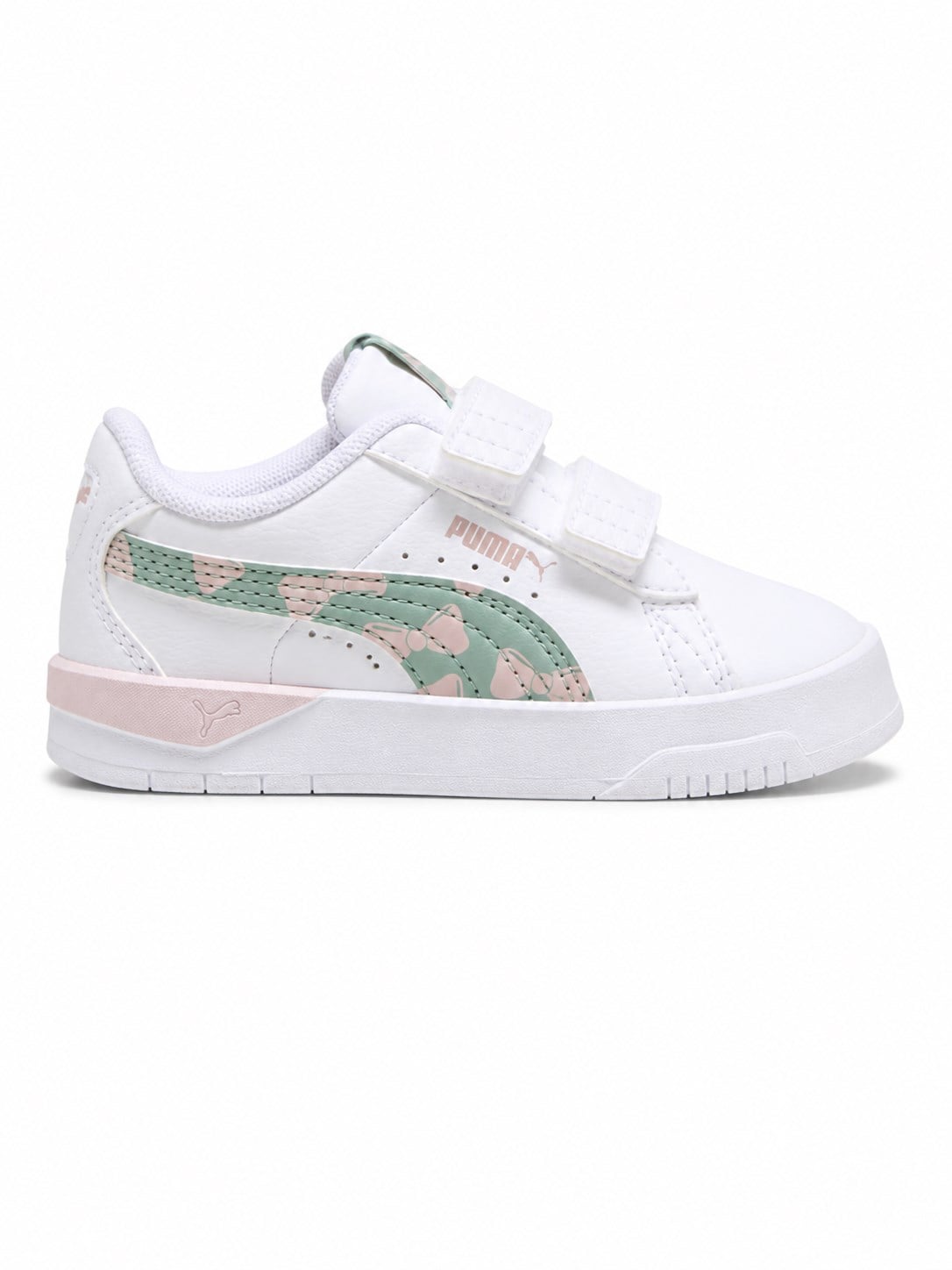 Puma Jada Classic Girly V PS Kız Çocuk Spor Ayakkabı BEYAZ - YOSUN - LAVANTA