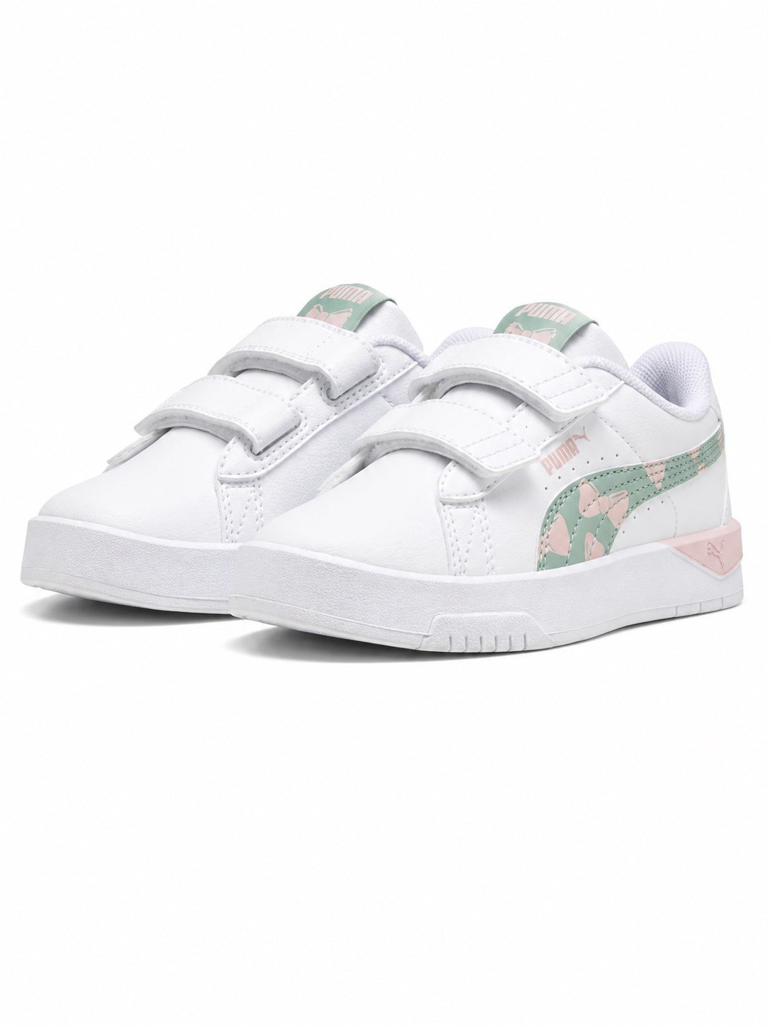 Puma Jada Classic Girly V PS Kız Çocuk Spor Ayakkabı BEYAZ - YOSUN - LAVANTA