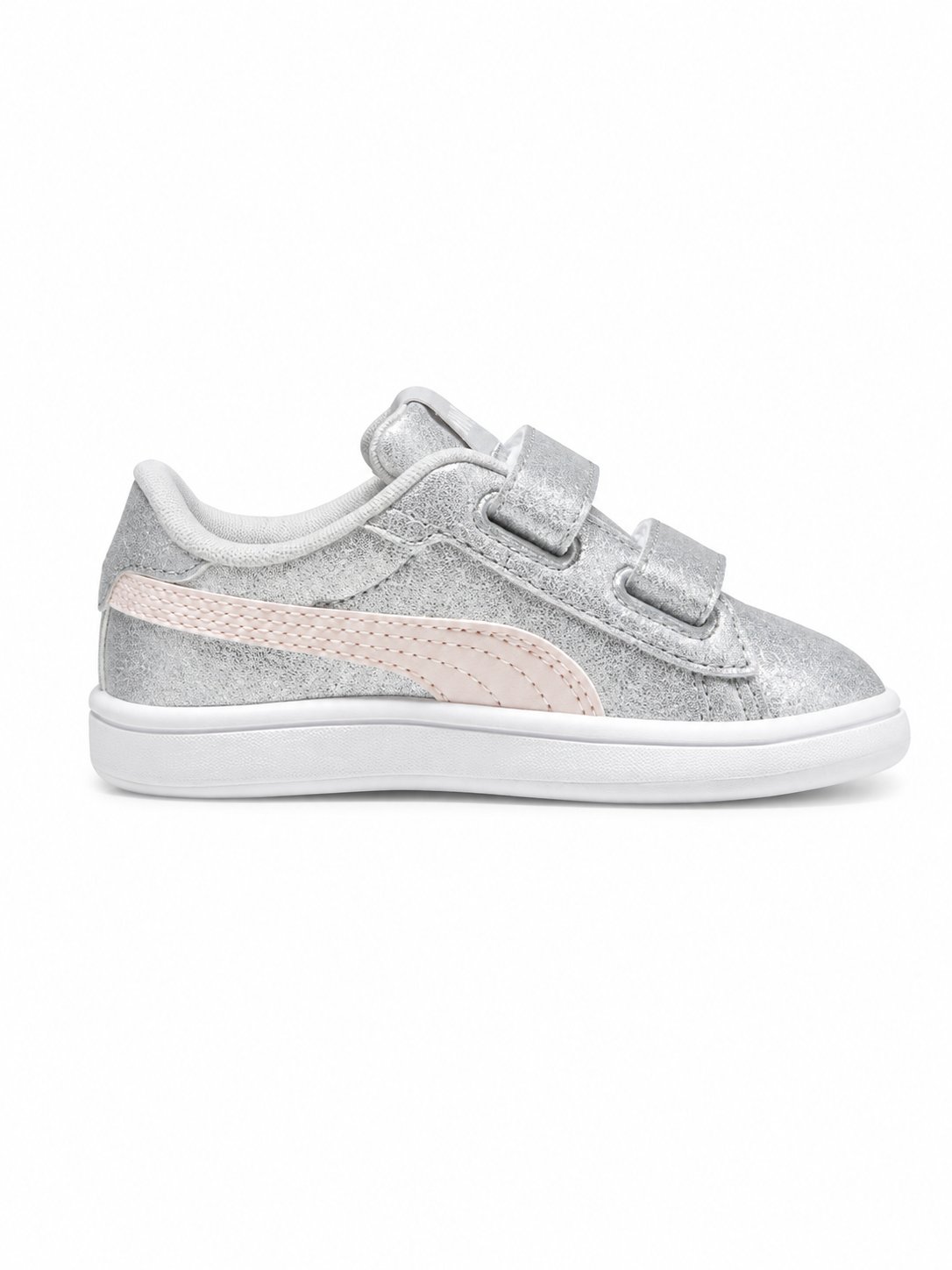 Puma Kız Çocuk  Glitz Glam V Ps Parlak Spor Ayakkabı 22-27 Yaş GÜMÜŞ