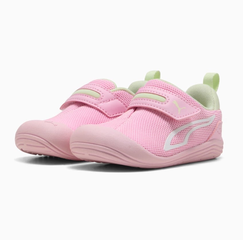 Puma Kız Çocuk  Kitten Cırt Cırtlı Spor Ayakkabı 22-27 PEMBE