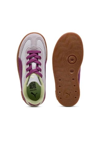 Puma Kız Çocuk  Palermo Leather Mor Detaylı  Sneaker Spor Ayakkabı 28-35 MOR