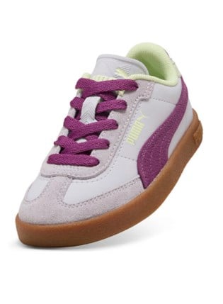 Puma Kız Çocuk  Palermo Leather Mor Detaylı  Sneaker Spor Ayakkabı 28-35 MOR