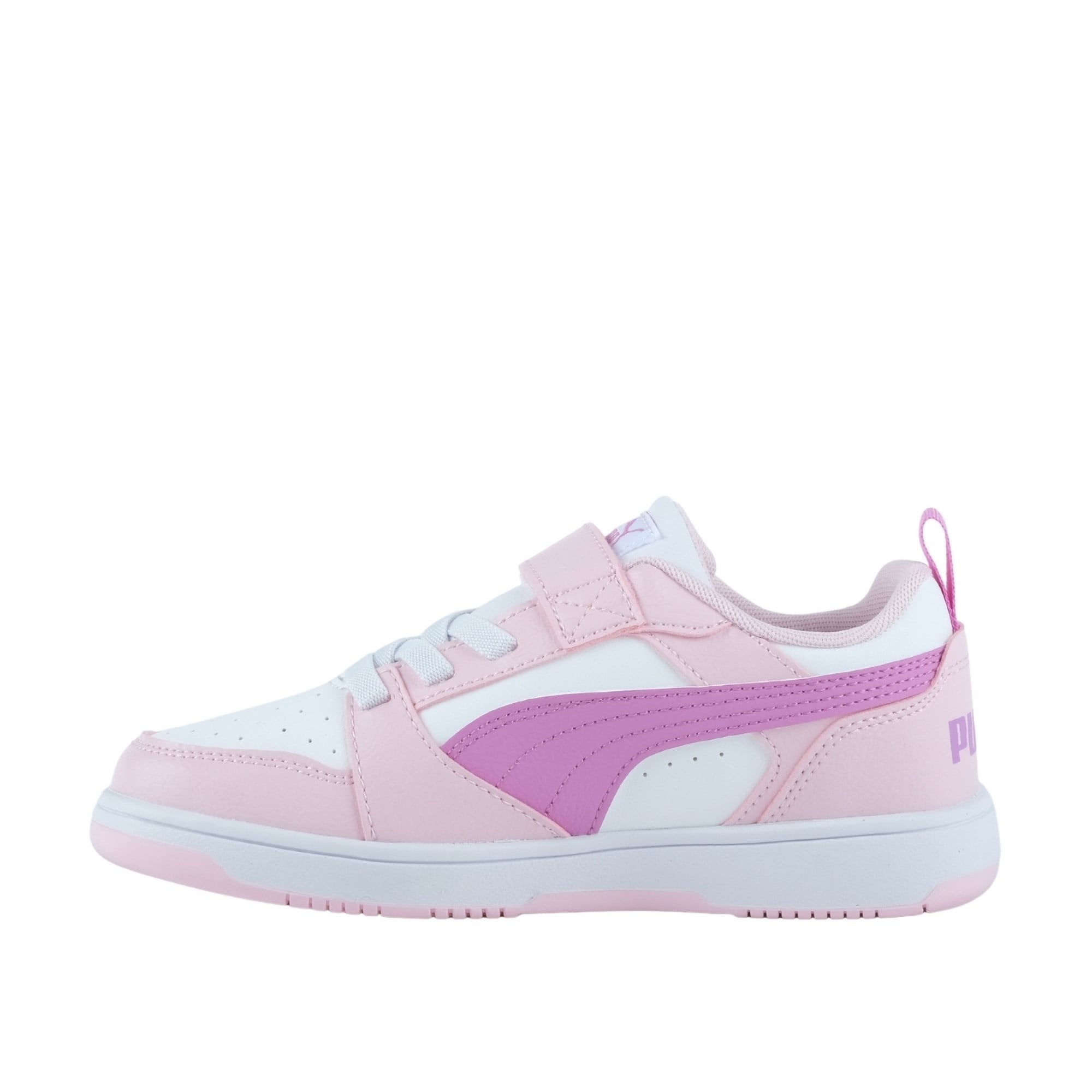 Puma Kız Çocuk  Rebound V6 Lo Cırt Cırtlı Günlük Ayakkabı 28-35 PEMBE