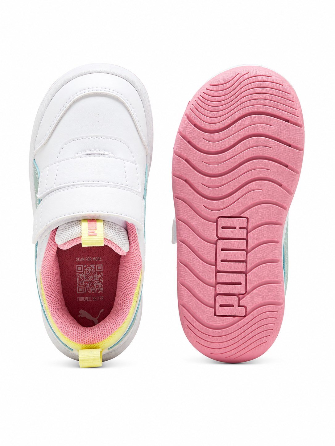 Puma Multiflex 2 Color V Inf Bebek Çocuk Beyaz Spor Ayakkabı Sneaker BEYAZ