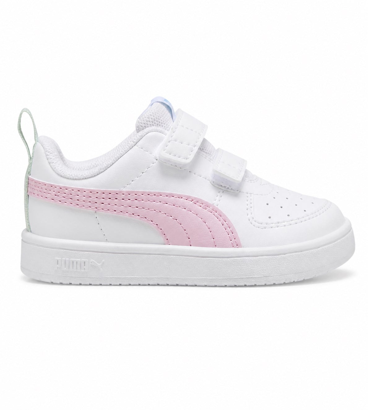 Puma Rickie V PS Cırt Cırtlı  Kız Çocuk Spor Ayakkabı BEYAZ