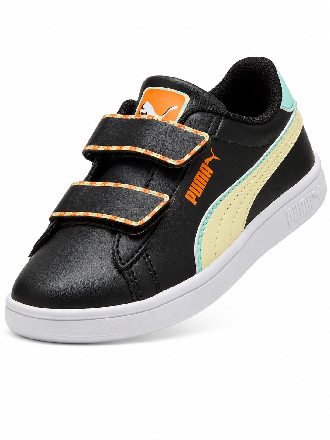 Puma Smash 3.0 Playdate V Çocuk Spor Ayakkabı 29-35 SİYAH