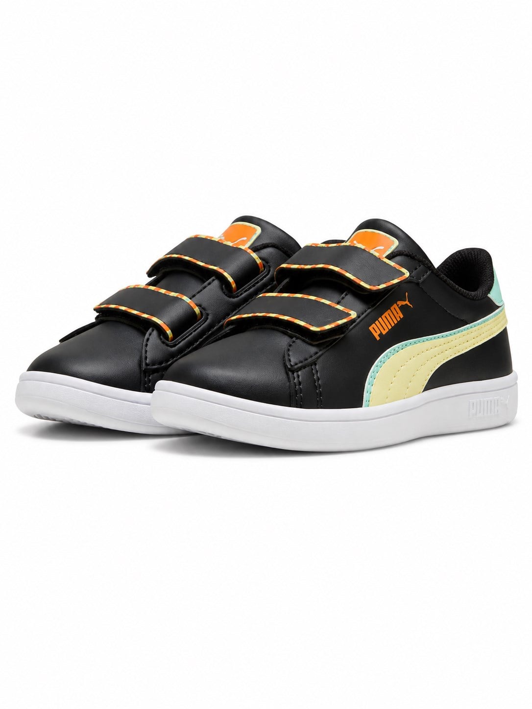 Puma Smash 3.0 Playdate V Çocuk Spor Ayakkabı 29-35 SİYAH