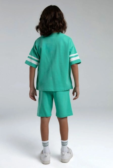 Rolypoly Erkek Çocuk Beverly Hils Baskı Şortlu  Takım 8-15  Yaş MİNT