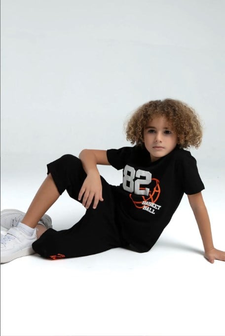 ROLYPOLY ERKEK GENÇ 3532 BASKET BALL 2Lİ TAKIM GKP0183 SİYAH