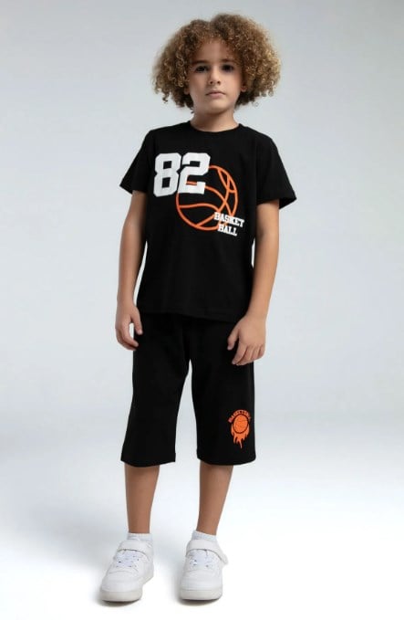 ROLYPOLY ERKEK GENÇ 3532 BASKET BALL 2Lİ TAKIM GKP0183 SİYAH