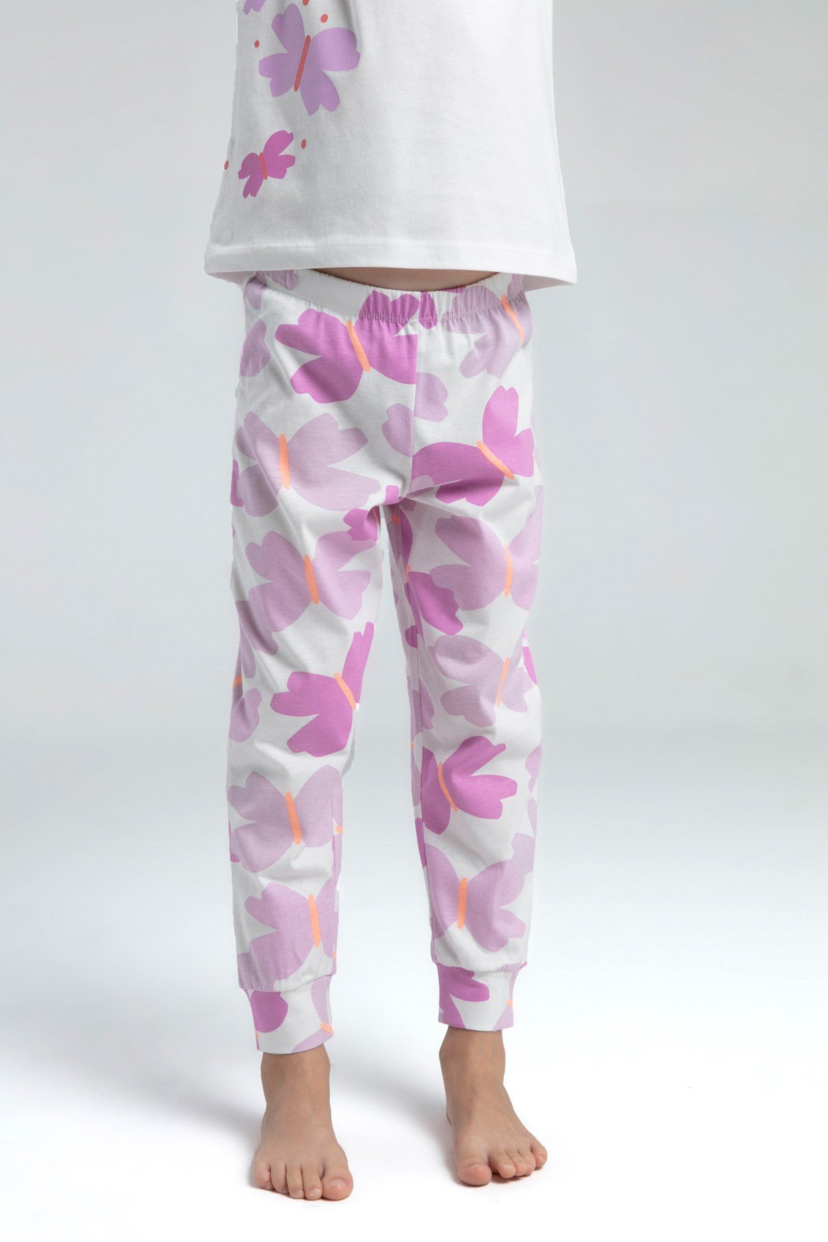 Rolypoly Kız Çocuk Dream To Fly Baskı Pijama  Takımı  8-15  Yaş BEYAZ