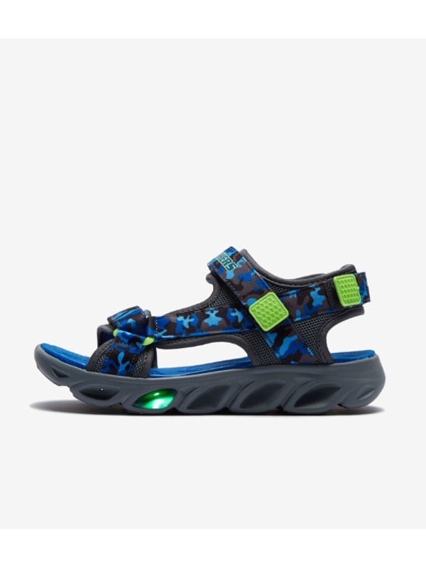 Skechers Erkek Çocuk Işıklı Sandalet MAVİ - YEŞİL