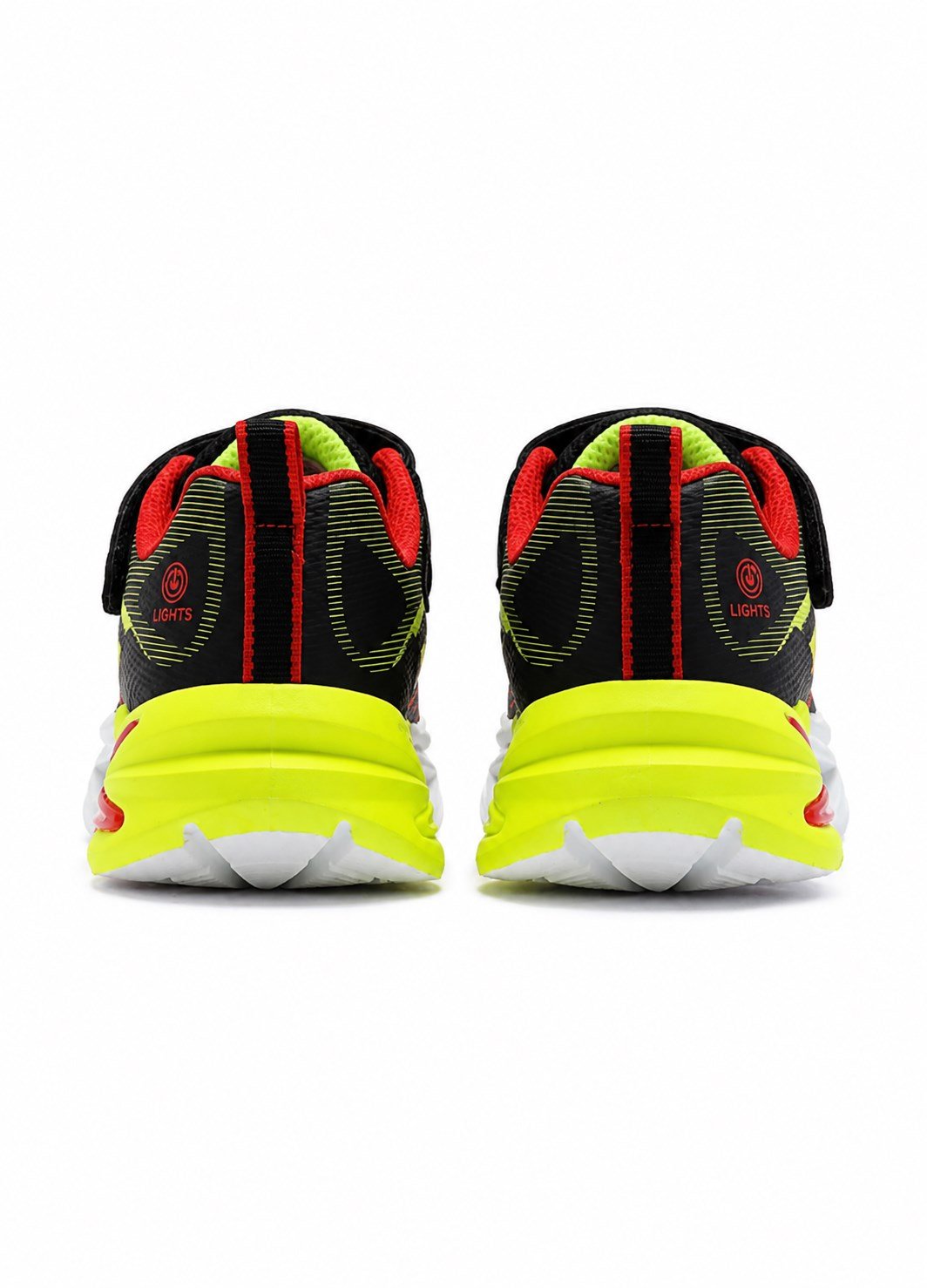 Skechers Erkek Çocuk Işıklı Spor Ayakkabı SİYAH - KIRMIZI