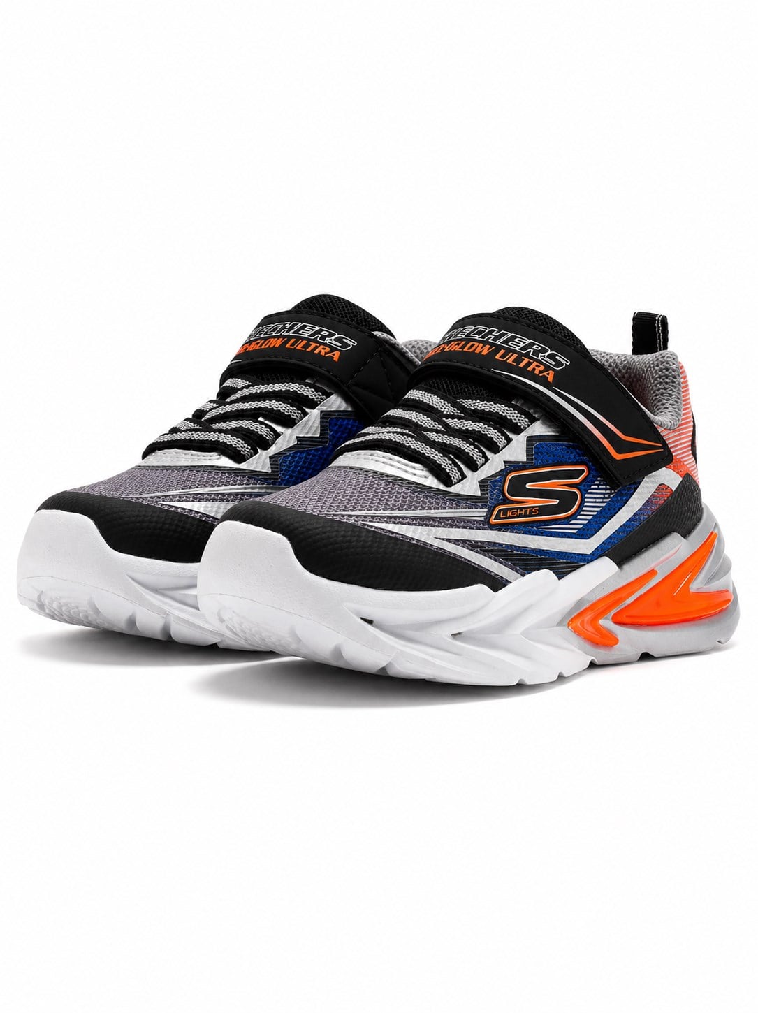 Skechers Erkek Çocuk Işıklı Spor Ayakkabı SİYAH - GÜMÜŞ