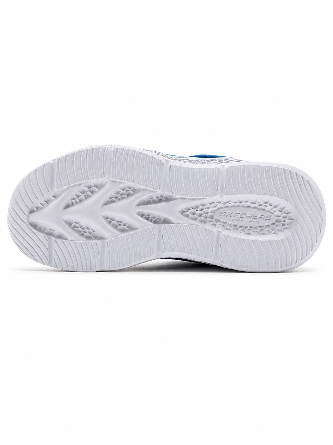 Skechers Erkek Çocuk Meteor Işıklı Spor Ayakkabı MAVİ - TURUNCU