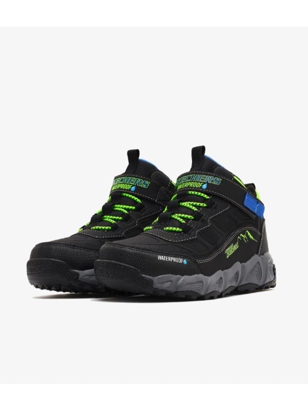 Skechers Erkek Çocuk Traking Bot SİYAH - MAVİ - YEŞİL