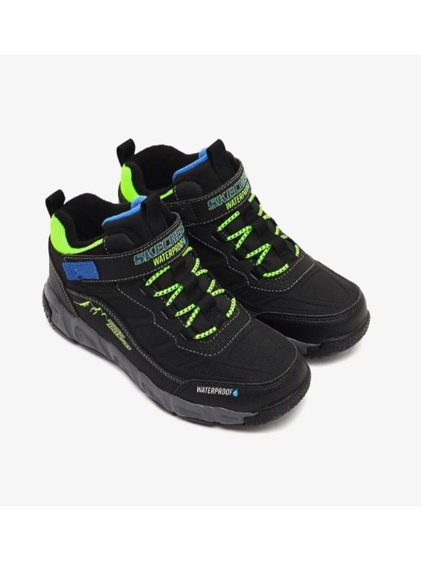 Skechers Erkek Çocuk Traking Bot SİYAH - MAVİ - YEŞİL