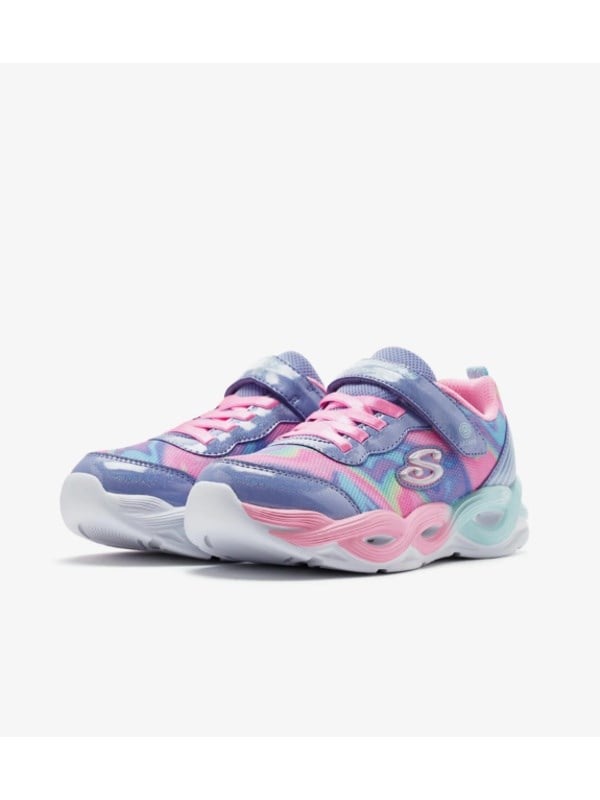 Skechers Kız Çocuk Gri Işıklı Spor Ayakkabı ÇAKIL