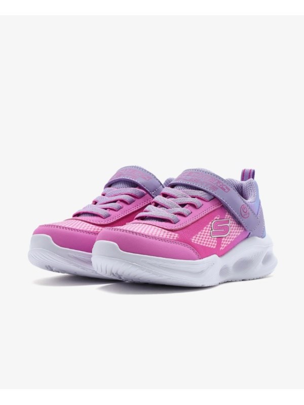 Skechers Kız Çocuk İki Renk Işıklı Spor Ayakkabı LAVANTA - PEMBE