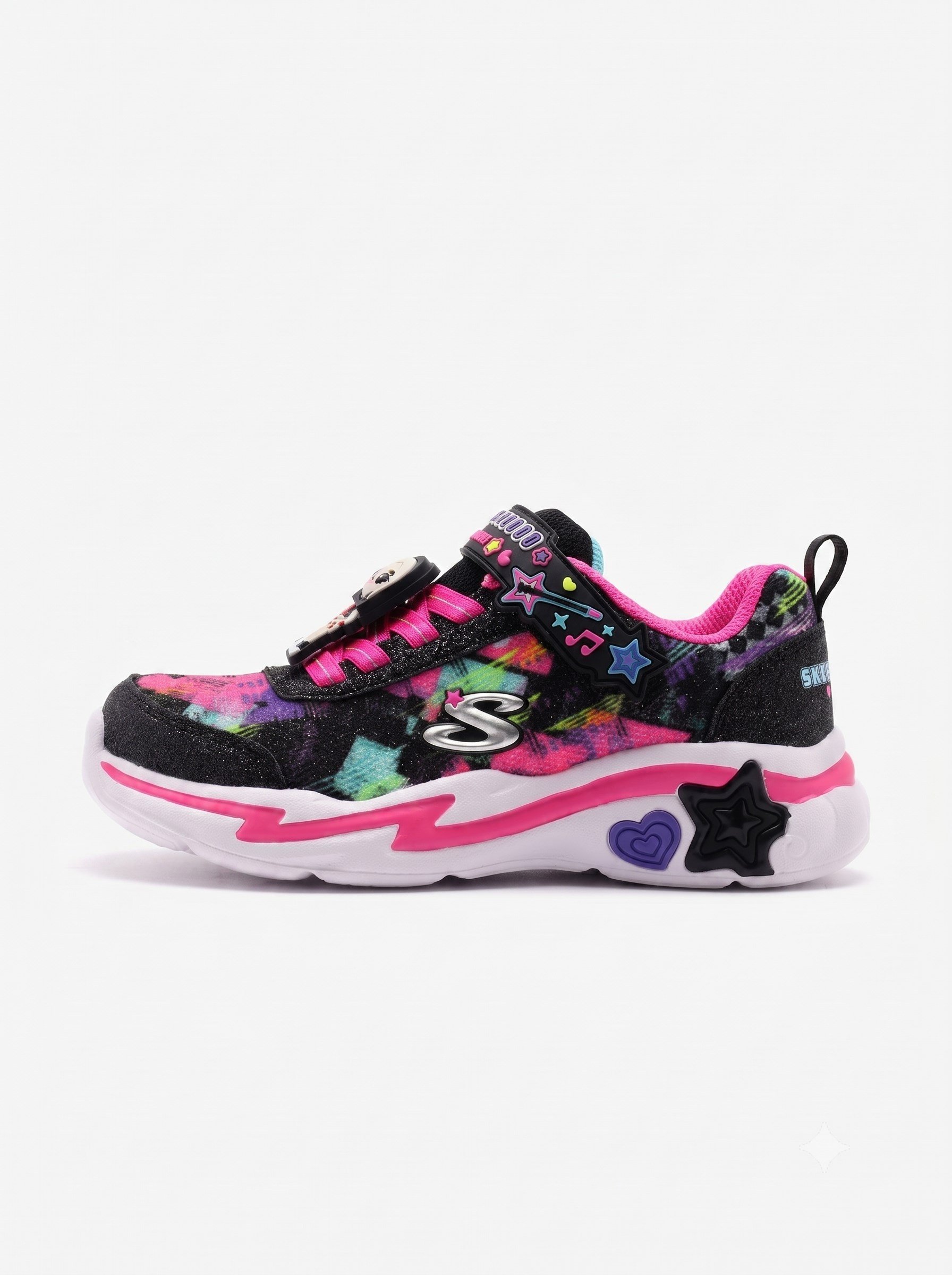 Skechers Kız Çocuk Karakterli Spor Ayakkabısı SİYAH