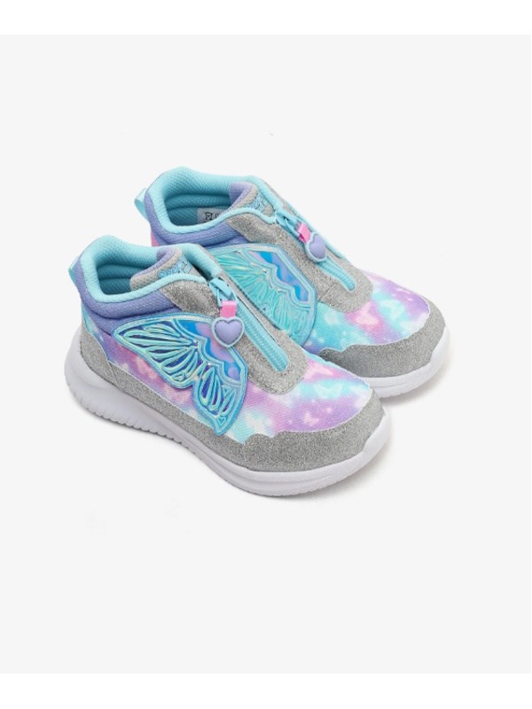 Skechers Kız Çocuk Kelebek Detaylı Bot GÜMÜŞ - LAVANTA