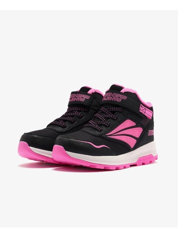 Skechers Kız Çocuk Strom Blazer Işıklı Bot SİYAH - PEMBE