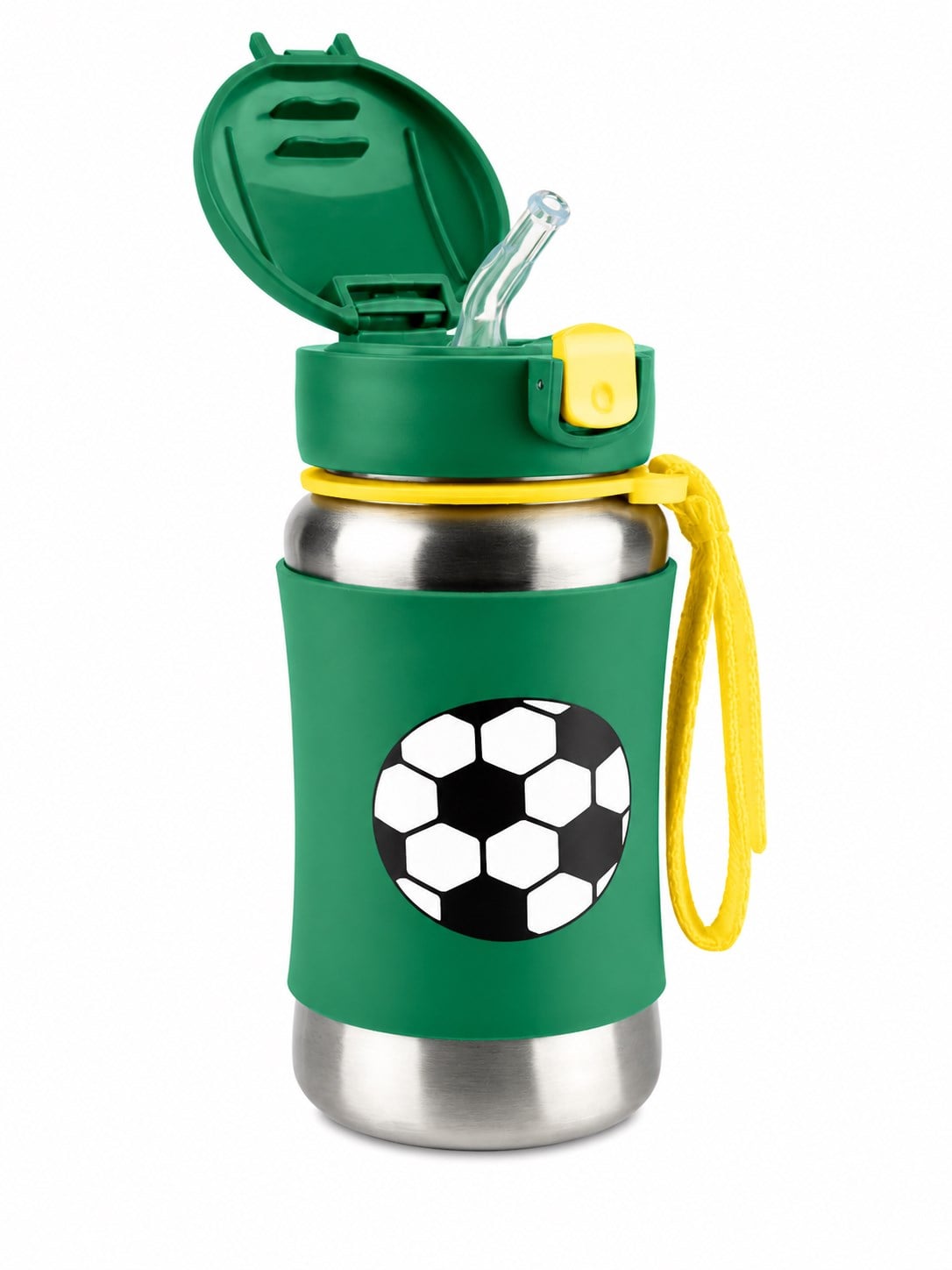 Skip Hop Spark Style Pipetli Paslanmaz Çelik Çocuk Suluk Matara 350 ml ÇOK RENKLİ