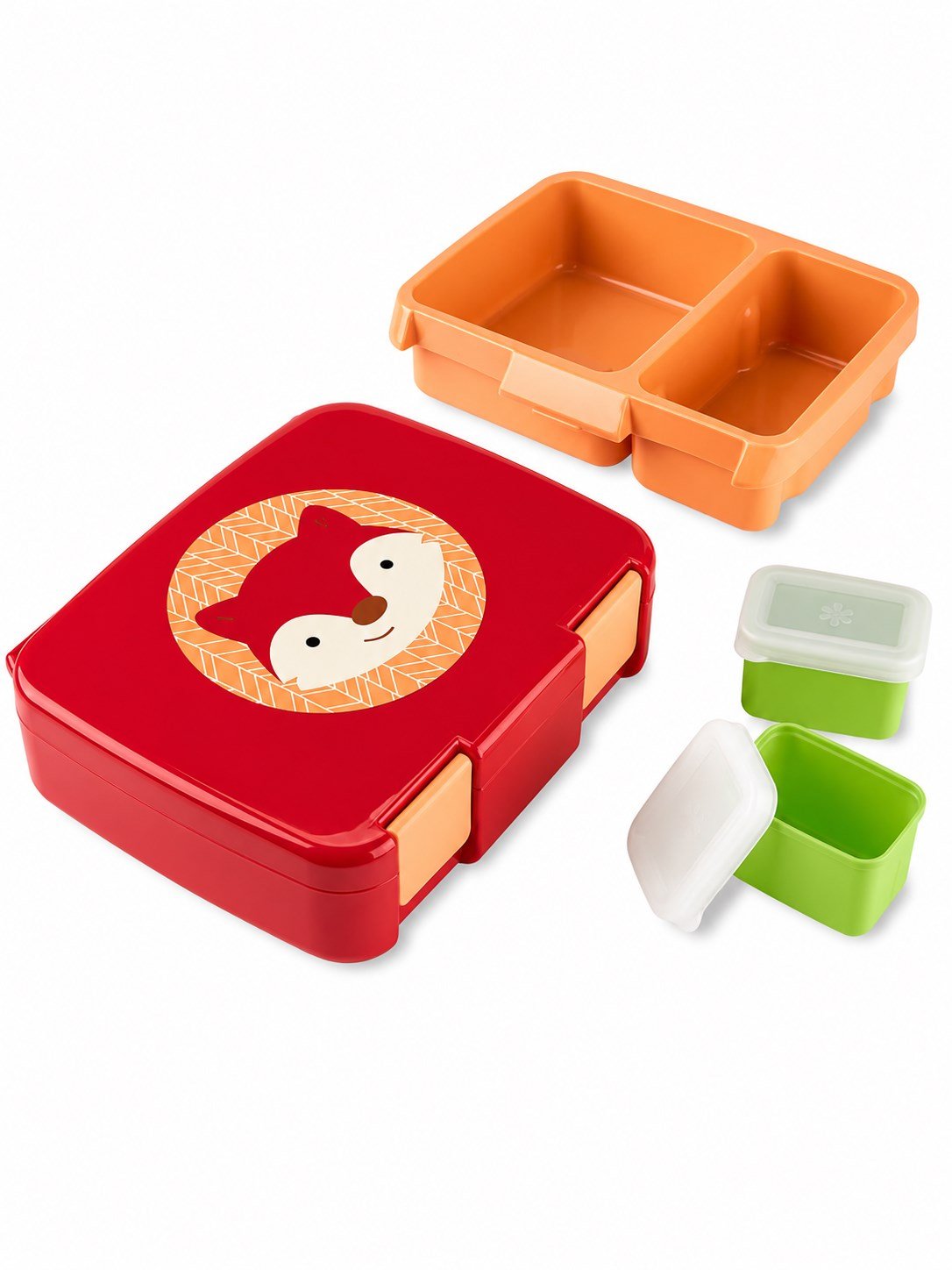 Skip Hop Zoo Bento Bölmeli Beslenme Kutusu Tilki ÇOK RENKLİ