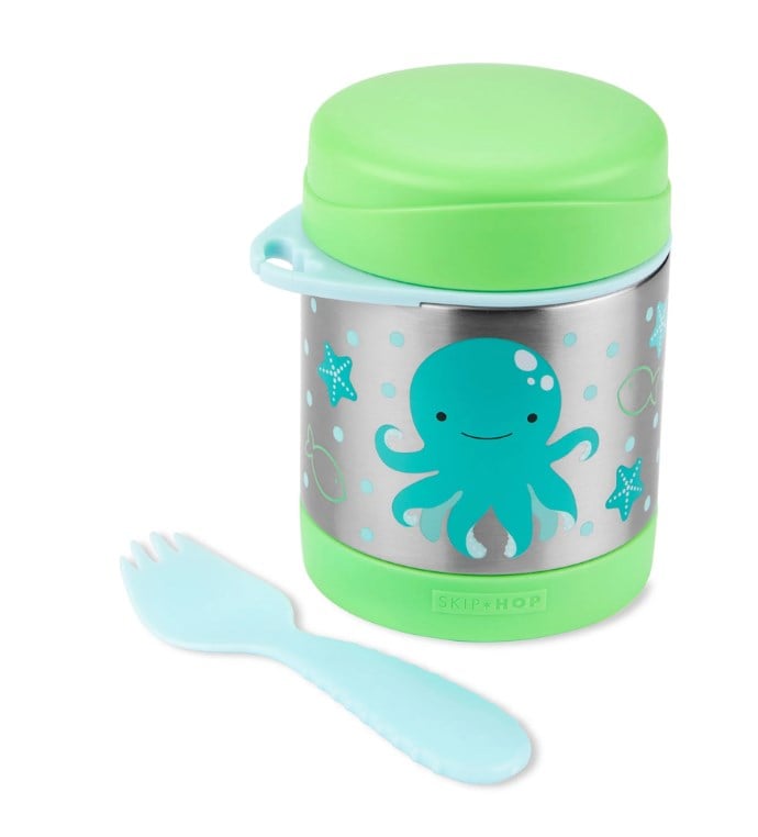 SKIP HOP Zoo Paslanmaz Çelik Termos Ahtapot 9R837010 ÇOK RENKLİ
