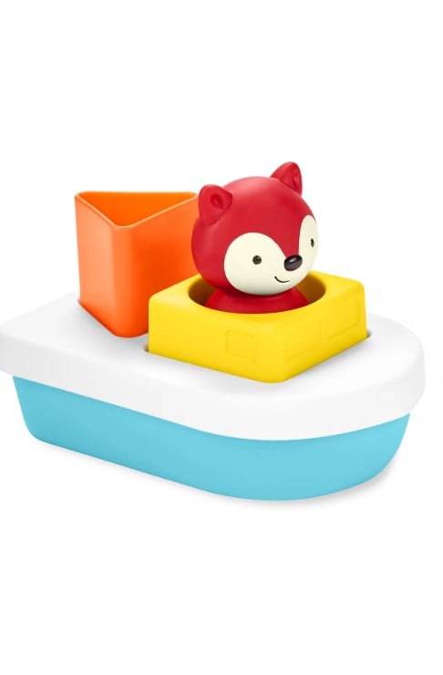 skip Hop Zoo Şekil Sıralayıcı ve İstifleyici Banyo Botu - Tilki ÇOK RENKLİ