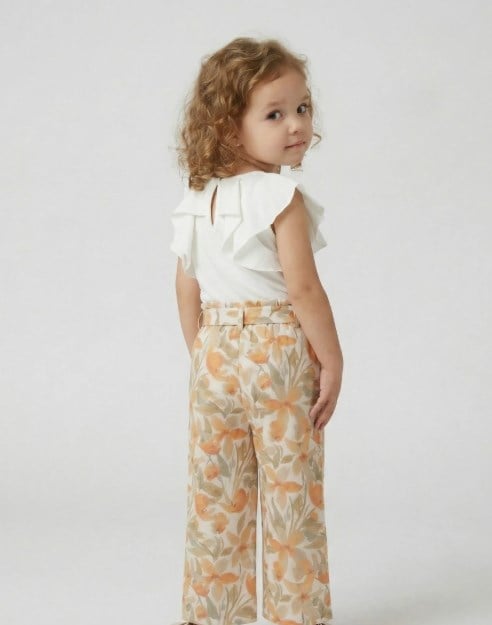 Sweetme Kız Çocuk Pantolonlu Takım 2-5 Yaş HAKİ
